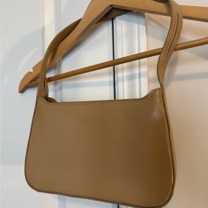 Classique Entier Classic Tan Leather Shoulder Bag